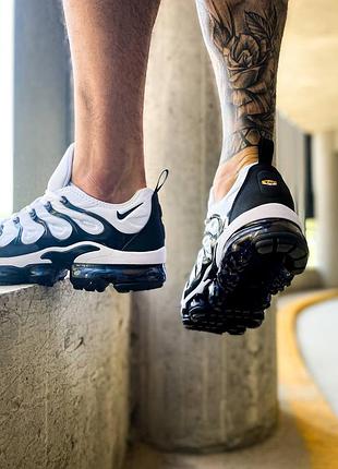 Чоловічі кросівки shipping nike air vapor max plus white,кросівки найк аїр вапор макс плюс білий капсула5 фото