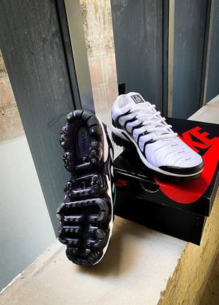 Чоловічі кросівки shipping nike air vapor max plus white,кросівки найк аїр вапор макс плюс білий капсула7 фото