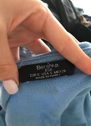 Кофта блакитна s bershka3 фото