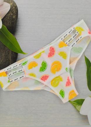 Хлопковые трусики pink victoria secret