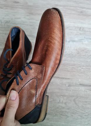 Туфли мужские кожаные ssn marina туфлі броги шкіряні5 фото
