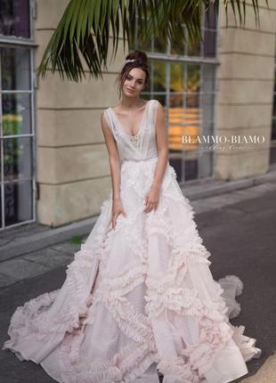 Blammo biamo дизайнерское свадебное платье