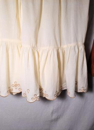 Нарядное платье туника блуза  с рюшами из хлопка8 фото