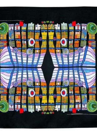 Коллекционный винтажный платок hundertwasser