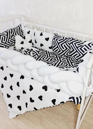 Детское постельное белье, бортики, одеяло-конверт10 фото