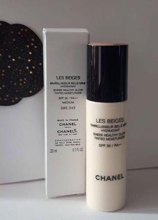 Тональный chanel les beiges sheer healthy glow tinted moisturizer spf30