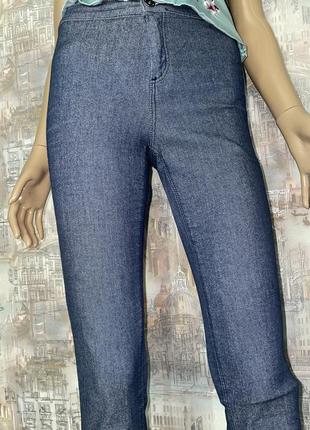 Benetton super skinny джинсы лосины стрейтч р.26 летние тонкие