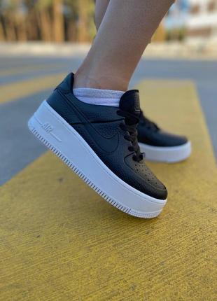 Кроссовки женские найк nike air force sage black