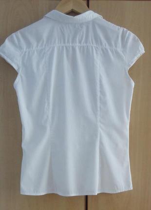 Супер брендовая белая рубашка блуза блузка хлопок3 фото