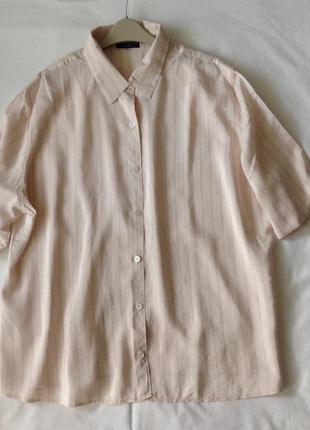 Шелковая блуза,рубашка benny goodman®. шелк 100%1 фото