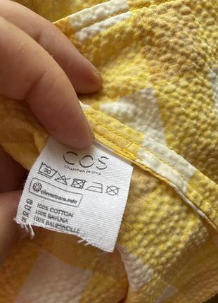 Хлопковая блуза cos {44}4 фото
