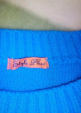 Новогодний женский свитер stile plus 2