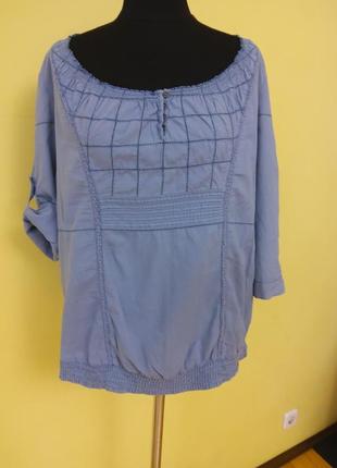 Блакитна легка кофта футболка esprit раз.m-l