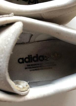 Кросівки жіночі adidas superstar metal/toe white адідас суперстар з металевим носком8 фото