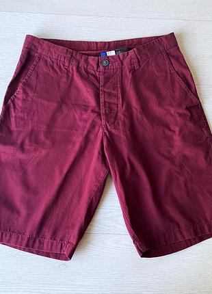 Шорты-чиносы бриджи h&m 100% коттон