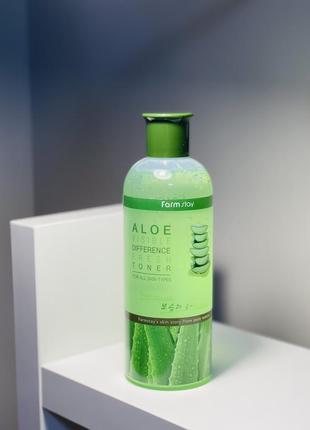 Тонер з алое farm stay visible difference fresh toner aloe1 фото