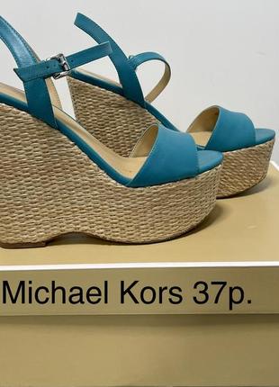 Босоножки michael kors 37р платформа2 фото