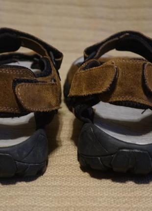 Комфортные открытые коричневые замшевые сандалии для активного отдыха peter storm англия 42 р.9 фото