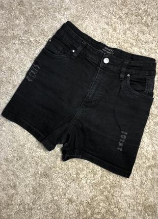 Жіночі джинсові шорти з високою посадкою esmara high waist fit