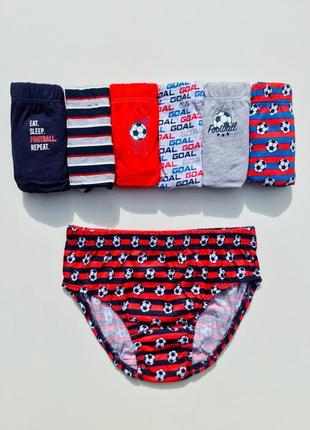 Трусики для мальчика с принтом "футбол" primark