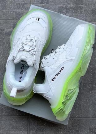 В стиле balenciaga triple s clear sole кроссовки баленсиага кросівки жіночі баленсіага6 фото