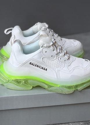 В стиле balenciaga triple s clear sole кроссовки баленсиага кросівки жіночі баленсіага