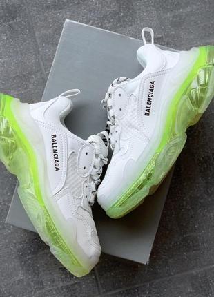 В стиле balenciaga triple s clear sole кроссовки баленсиага кросівки жіночі баленсіага5 фото