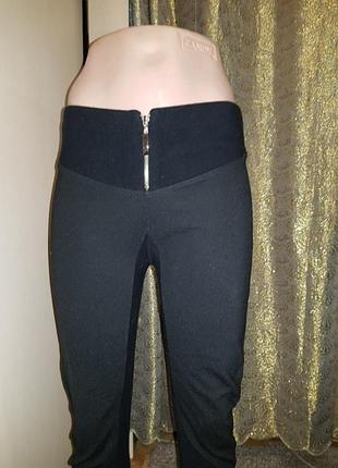 Брюки letticia чёрные змейка