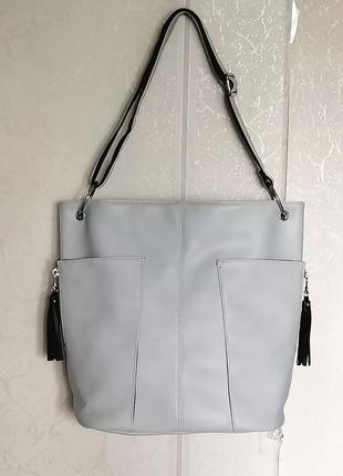 Новая большая сумка-шоппер на молнии в руках или на плечо