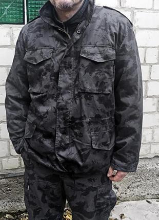 Танкер куртка камуфляж милитари военная курточка м65 с подстежкой сommando р.l original костюм army