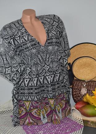 Xs/s фирменное натуральное парео платье пляжная туника с открытой спиной2 фото