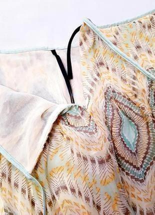 French connection юбка пышная на подкладке 100% натуральный шелк 10 m l пот 43 см2 фото