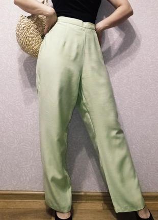 Dressbarn брюки летние прямые свободного кроя вискоза 16 размер3 фото