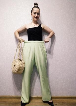 Dressbarn брюки летние прямые свободного кроя вискоза 16 размер4 фото