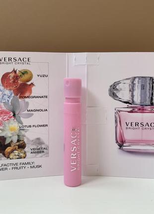 Versace bright crystal туалетная вода пробник3 фото