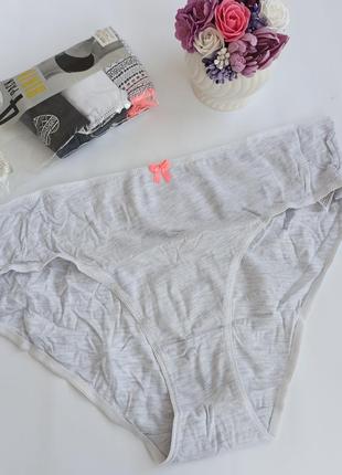 Цветные трусики bikini размер xl, 18-20 набор 4 шт, primark