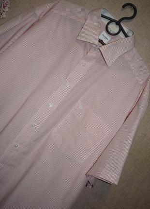 Сорочка короткий рукав в смужку 4