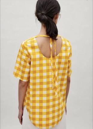 Хлопковая блуза cos {44}10 фото