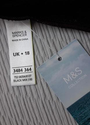 Мегаклассный слитный купальник в леопардовый принт батал m&s6 фото