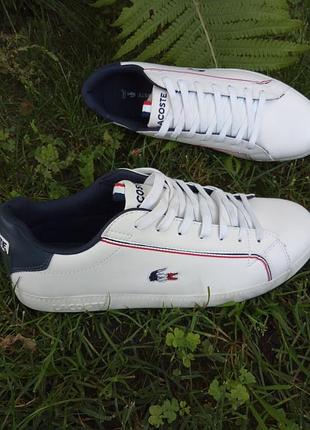 Шкіряні кеди кросівки lacoste 🐊 graduate 119 3sma розм.42(27,5см) оригінал