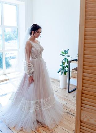 Весільна сукня в стилі «бохо», 2020 рік1 фото
