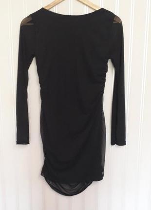 Красивое черное платье мини naste gal6 фото
