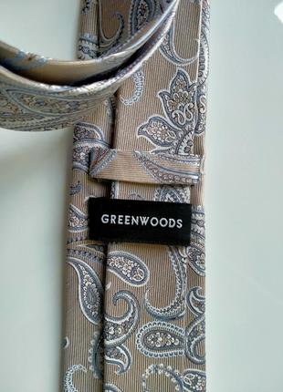 Мужской новый галстук с узором от greenwoods3 фото