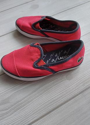 Фірмові мокасини кеди від lacoste
