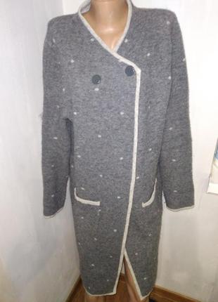 Евро 40 шерсть ламы кофта laura ashley