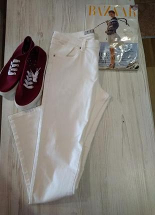 Супер белые джинсы на лето 2 пары ,новые качественная ткань.8 фото