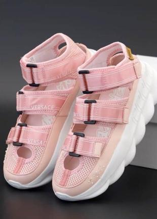 Сандалі в стилі versace chain reaction