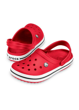 Оригинальные яркие кроксы, сабо crocs сабо crocband red