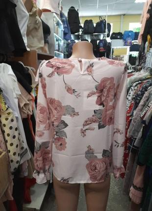 Нарядная блуза розовая 500-10% грн3 фото