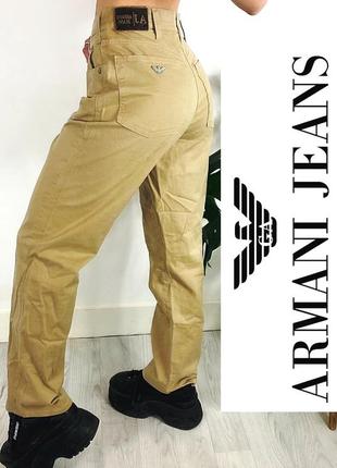 Премиальные кэжуал легкие брюки от armani jeans (italy) винтаж унисекс1 фото